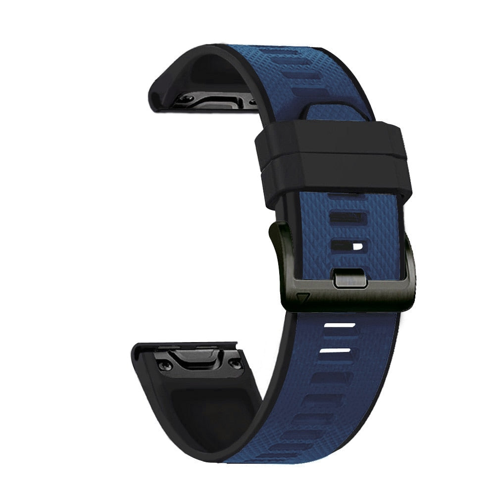 Pulseira Quick-Fit | 26mm (silicone) - 5 cores