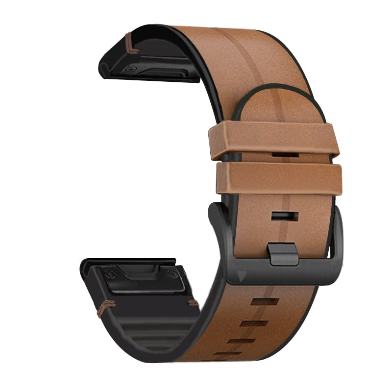 Pulseira Quick-Fit | 26mm (couro desportivo) - 3 cores