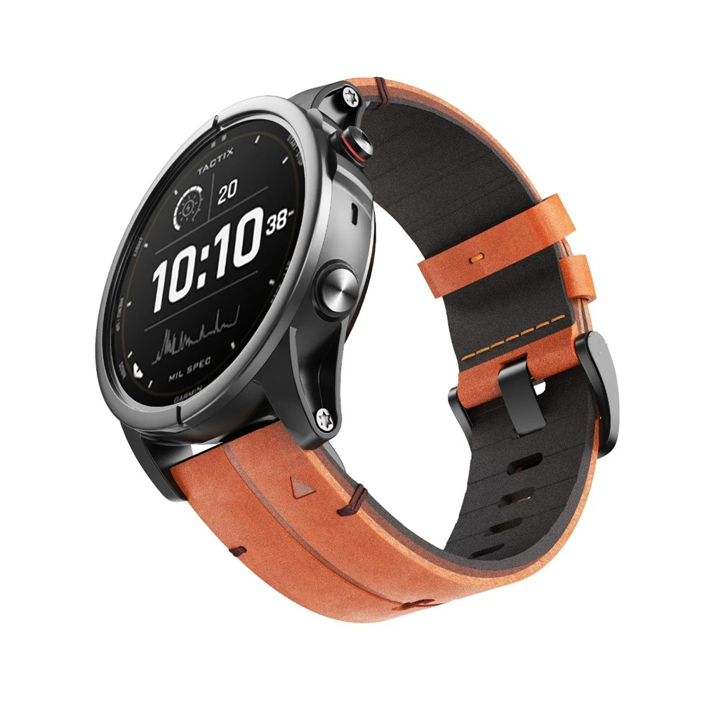 Λουράκι Quick-Fit | 22mm (γνήσιο δέρμα & τιτάνιο) - 2 χρώματα